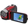 GOWENIC Videocamera, Fotocamera Digitale 1080P 16MP con Luce di Riempimento Zoom Digitale 16X, Design Schermo a Colori da 2,4 Pollici, Videocamera con Registrazione Antivibrazioni per