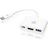 IOGEAR Adattatore multiporta USB-C a HDMI/USB, GUC3C3H