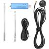 MasYosh Kit Ricevitore Radio Definito Software DAB FM Ricevitore SDR con Antenna e Socket 25-1760MHz