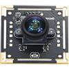 BAPPRJJ Modulo telecamera USB 1MP 720P, 30fps 1280x720, driver webcam a fuoco fisso 0, compatibile con Raspberry Pie Android Linux Windows(1.3mm Distortion)