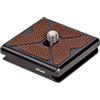 Uitndvyte Piastra per fotocamera XPU-40 a sgancio rapido in alluminio preciso 40 mm universale per treppiedi monopiede testa a sfera DSLR fotocamera compatibile treppiede scheda a sgancio rapido