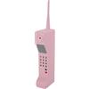 PLKYZMCDK Decorazione in ferro per telefono cellulare retrò, modello di telefono cellulare in mattoni vintage con tasti e antenna realistici, template di telefono cellulare in stile antico p (Rosa)