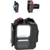 Snorvixre Custodia per fotocamera subacquea, sostanza in lega di alluminio, 80 m, sommergibile, con pratici pulsanti per la fotografia subacquea, custodia subacquea in lega di alluminio
