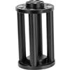Generico EQ3 EQ5 AM5 Colonna di estensione for montatura equatoriale | Design con aumento di altezza di 200 mm, adatto for la configurazione di apparecchiature astronomiche(Black)