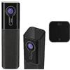 ZXZZAS 2K 60fps Risoluzione AI Face Tracking Webcam Tutto in uno con 4 microfoni e 1 altoparlante USB Streaming Webcam Raggio di ripresa di 16 piedi Per conferenze