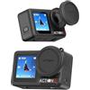 Generico Per DJI Osmo Action5 Pro Coperchio dell'obiettivo in silicone per Action5 Pro Custodia dell'obiettivo Accessori per fotocamere sportive Coperchio protettivo antipolvere