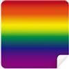 DIYthinker Gradiente Lgbt Rainbow Homo occhiali panno per la pulizia del display Cleaner camoscio tessuto 2PCS