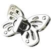 ZHOUXYFDC Serrature Per Borse Chiusura a farfalla in metallo for borse, borse a tracolla da donna, accessori fai da te in pelle(Silver)