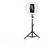 hdfj12142 Anello luminoso da 10Luce selfie dimmerabile con 3 modalità di illuminazione e 10 luci ad anello a livello di luminosità con supporto e supporto per telefono-anello luminoso 50 treppiede