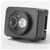 Plyisty Telecamera Montata Sulla Testa Con Luce LED, Videocamera Indossabile 1080P 2MP, Lampada Frontale A LED, 1000Mah Per Ciclismo Notturno, Pesca, Supporto Fino A 128G (Senza scheda di memoria)
