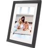 Airshi Cornice Digitale, Album Elettronico, Applicazione in Legno Composito, Condivisione di Foto Wireless da 10,1 Pollici con Plug on the Go (Spina UE)