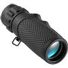 Generic Binocolo ad alta potenza, telescopio monoculare 12X25, telescopio monoculare alto compatto con lente prisma portatile BAK4 monoculare giochi sportivi birdwatching all'aperto interni/esterni