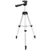 Warmhm Treppiede Portatile 110 Cm per Fotocamera e Telefono Pieghevole e Leggero in Lega di Alluminio per Viaggi e Scatti Fotografici
