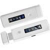 Denash Kit Ricevitore Trasmettitore Multimediale HD Wireless, Output 4K DECODE 1080p, Plug and Play, Estensione Multimediale HD Portatile, 5G 2,4 G per Scatola TV del Proiettore, (WHITE)
