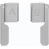 Helilyco Treppiede pieghevole per Mini 5 per costruzione Pro ABS, per compatto 4,5 x 2 x 1 cm, grigio (confezione da 2)