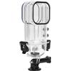 PUSOKEI Custodia Impermeabile per Action Camera Custodia Subacquea, Custodia per Fotocamera Sportiva 45M con Design a Chiusura Simmetrica, Custodia Subacquea per Immersioni, Snorkeling,