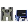 Zeiss Terra ED - Binocolo e kit di pulizia, 10 x 42, colore: Verde velluto