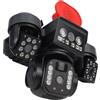 ReachMall Telecamera di sicurezza solare, CCTV PTZ a 360 ° senza fili per esterni con visione notturna, impermeabile IP66, batteria 8000 mAh