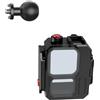 Snorvixre Custodia per fotocamera subacquea, sostanza in lega di alluminio, 80 m, sommergibile, con pratici pulsanti per la fotografia subacquea, custodia subacquea in lega di alluminio