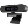 TIEOAXFT Webcam 2K 1080P Windows Hello, accesso con riconoscimento, videocamera for PC for videoconferenze/lezioni online/streaming live(2K)