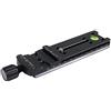 iShoot 2-in-1 14 x 3.9 cm morsetto & macro di rilascio rapido per treppiedi Ball Head Ballhead piastra lunga