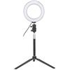 DAUZ Luce di Riempimento a LED Luce Ad Anello Luce di Riempimento Dimmerabile Fotografia Foto Vlogging per Video di Trucco Streaming Live