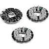 Othmro 24 LED Board 60 Gradi Piastra Rotonda Lampadina per Telecamera di Sicurezza CCTV Bianco 3pcs