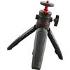 Zkydhbd Treppiede da tavolo allungabile leggero Supporto per treppiede per fotografia portatile Supporto flessibile a 360 gradi Testa regolabile Treppiede da viaggio leggero