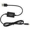 Yunseity Convertitore Usb 5v a Dc 8v 1,2 M, Cavo di Alimentazione del Convertitore di Tensione Step-up, per Batteria Fittizia della Fotocamera, Altoparlante per Lampada Scrivania (DC4017)