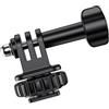 Oxxggkao Base adattatore compatta per fotocamere sportive con rotazione di 180° e compatibilità con treppiedi Action Camera Cold Shoe Adapter