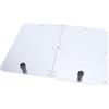 FILFEEL Vassoio Portatile In Alluminio per Laptop, Supporto per Piattaforma di Raffreddamento Ventilato, Tavolo da Disegno Sottile per Tavolo da Proiettore, Altezza Regolabile, 13,3x9,8