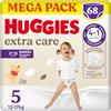 Huggies Extra Care Mutandina,Pannolini Mutandina Taglia 5 (12-17 Kg), Ultra Assorbenti, Design Disney, 96 Pz