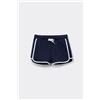 Tezenis Shorts In Felpa Cotone Piping Bimba Bambina Blu