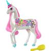Barbie Unicorno Pettina e Brilla, Accessorio per Bambole, Giocattolo per Bambini 3 + Anni, GFH60