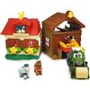 Dickie Toys 203818000 Happy Farm House, kit per bambini a partire da 1 anno trattore con animali, luce e suono, multicolore
