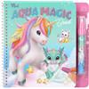 Depesche 14085 Ylvi Aqua Magic Book - Libro da colorare con 5 Pagine di Motivi magici di unicorni da colorare con l'acqua, Inclusa Penna ad Acqua da ricaricare