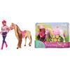 Simba Bambola Steffi Love A Cavallo, 3 Anni, 105730939 & Bambola Evi Love Con Pony 3 Asst, Multicolore, 4006592574642