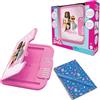 Lexibook, Barbie, Diario Elettronico Barbie con Penna e quaderno Inclusi, interattivo, protetto da Password, Caratteristiche Divertenti, Effetti sonori, Rosa, SD50BBLXB