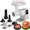 GASTROBACK Tritacarne elettrico con ripieno di salsicce e accessorio per pasticceria - 2500 W 6 in 1 in acciaio inox - Macchina di riempimento della salsiccia elettrica con touch screen