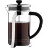 Café Olé Mode Cafetière, Corpo in Vetro con splendido Corpo in Acciaio Inossidabile e Filtro a Rete, 800 ml (6 tazzine da caffè o 2 Tazze)