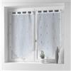 douceur d'Intérieur Chenilla Coppia Pompon passanti, motivo vela sabbia collegamento ciniglia poliestere, Poliestere, grigio, 160x60 cm