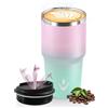 HoneyHolly Termos Caffè 600 ML, Tazza termica Riutilizzabili Prova di Perdite, Bicchiere Termico, Acciaio Inox 304, Travel Mug per Caffè Caldo e Freddo, Latte e Tè