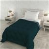 Italian Bed Linen Trapunta invernale ZOE Made in Italy bicolore doubleface, piumone imbottito 250 gr - Trapunta letto Singolo 160x250 cm - Lavabile in Lavatrice - OTTANIO/SALVIA