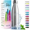 HoneyHolly Borraccia Termica, 18/8 Acciaio Inox Bottiglia Termica - 750ML - Senza BPA Borraccia Palestra, Isolato Sottovuoto, Antigoccia, Bottiglia Acqua Termos per Scuola, Sport, Ufficio