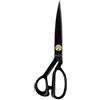 BOHIN France - BOHIN France Alto contenuto di carbonio Acciaio Nero (28cm) Professionale Sartoria Forbice con Gomma Rivestito Maniglia - 1 Pezzo