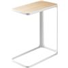 YAMAZAKI 7202 FRAME Side Table, white, Steel/Wood, 24 x 45 x 52 cm