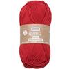 Glorex 5 1004 04 - Cotone 100% cotone, versatile per lavori a maglia, uncinetto e artigianato, ottima qualità, morbido e lavabile, 50 g, ca. 170 m, rosso
