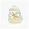 WE Lampada per bambini a forma di coniglio touch, ricaricabile, testa in silicone, rotante, colore: bianco