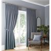 Fusion - Tende oscuranti celesti 168 x 229 cm (larghezza x lunghezza) - Tende plissettate in azzurro cielo - 2 pannelli - Tende termiche per camera da letto e soggiorno - Tende plissettate e tende in