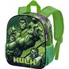 Marvel Hulk Destroyer-Zaino 3D Piccolo, Verde, 26 x 31 cm, Capacità 8.5 L